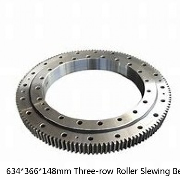 634*366*148mm Three-row Roller Slewing Bearing For Truck Crane