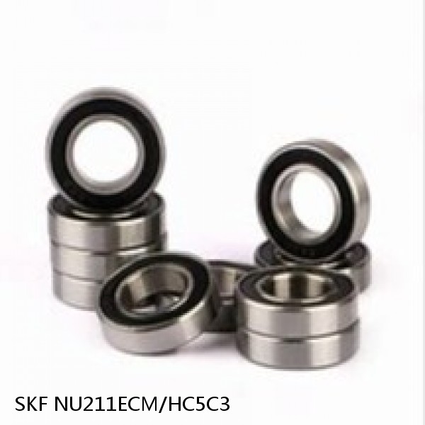 NU211ECM/HC5C3 SKF Hybrid Cylindrical Roller Bearings #1 small image