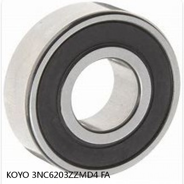 3NC6203ZZMD4 FA KOYO 3NC Hybrid-Ceramic Ball Bearing #1 small image