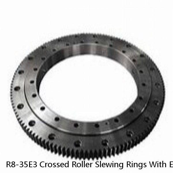 R8-35E3 Crossed Roller Slewing Rings With External Gear #1 small image