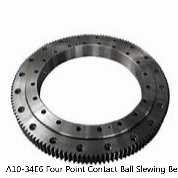 A10-34E6 Four Point Contact Ball Slewing Bearing With External Gear #1 image