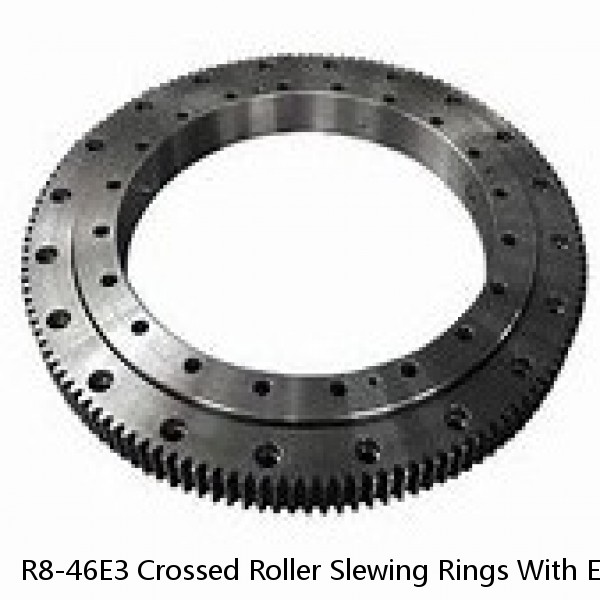 R8-46E3 Crossed Roller Slewing Rings With External Gear #1 image