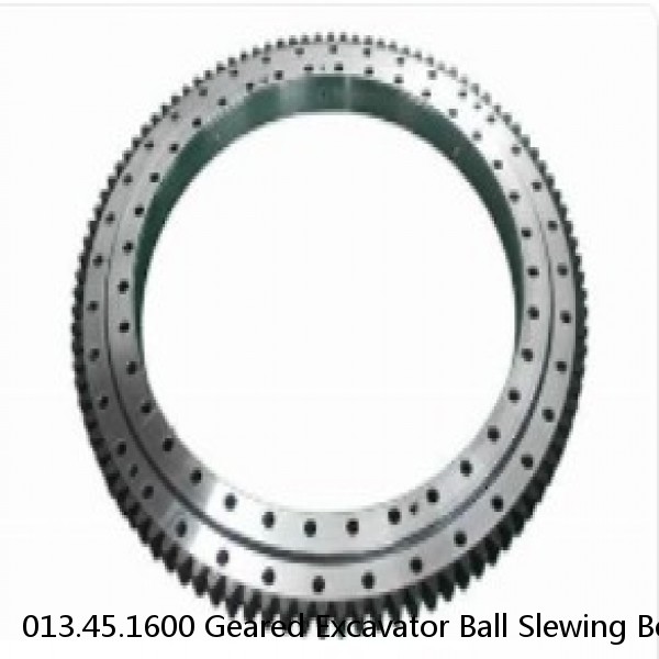 013.45.1600 Geared Excavator Ball Slewing Bearing #1 image
